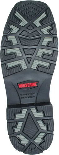 Vista 4 de Wolverine Botas de trabajo Rancher con punta cuadrada de 10 pulgadas para hombre, Marrón