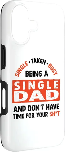 Vista 3 de Single Dad Design for Divorced Dads - Being A Single Dad Case for iPhone 17