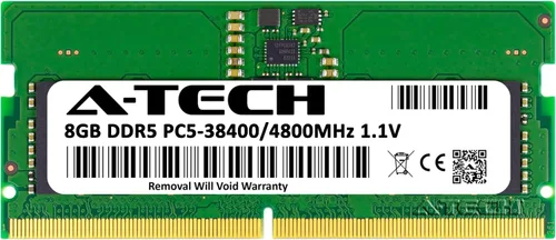 Vista 2 de A-Tech 8 GB de RAM compatible con Acer Nitro 5 AN515-46-R0EQ Gaming Laptop DDR5 4800MHz PC5-38400 SODIMM 1.1V 262 pines no ECC SO-DIMM