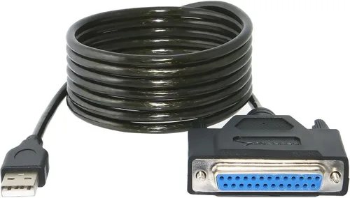 Vista 4 de SABRENT Adaptador de impresora paralelo USB 2.0 a DB25 IEEE-1284 (CB-DB25)
