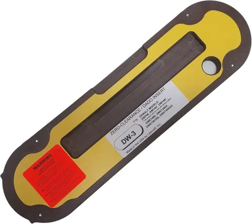 Vista 3 de Leecraft DW-3 - Inserto de sierra de mesa Dado sin espacio para sierras Dewalt (los colores pueden variar)