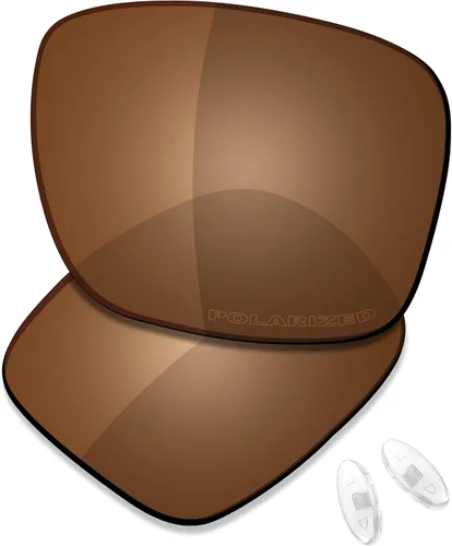 Vista 13 de SAUCER Premium Replacement Lenses & Nosepads for Oakley Holbrook Ti OO6048 UV400 Protection, Anti-Scratch, Precise Fit