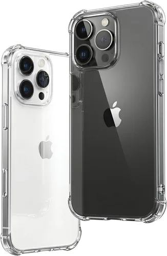 Vista 11 de ONES Funda transparente para iPhone 11 Pro, funda transparente antiamarilleo, grado militar, a prueba de golpes, delgada, transparente, con Cristal