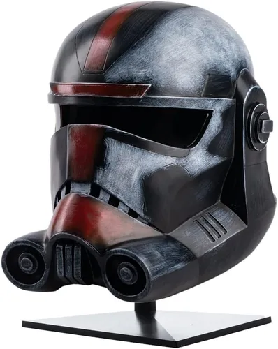 Vista 3 de SW - Casco Clone de la serie negra, máscara clásica para cosplay, de lujo, accesorios coleccionables de Halloween
