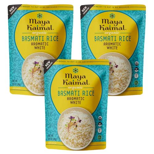 Vista 9 de MAYA KAIMAL Organic Turmeric & Cumin Basmati Rice, 8.5 OZ
