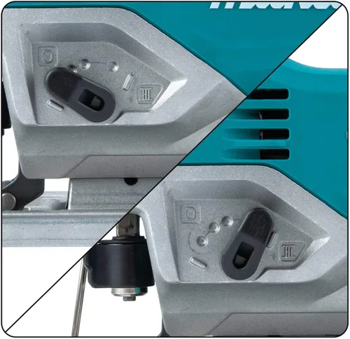 Vista 5 de Makita JV0600K - Sierra de calar con mango superior, con estuche para herramientas
