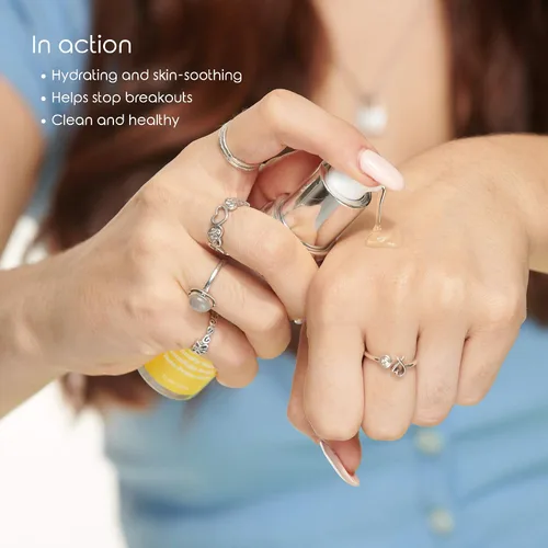 Vista 3 de Frilliance Paquete de belleza para adolescentes, base y suero hipoalergénico vegano libre de crueldad, niebla facial y bandana