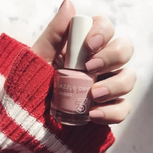 Vista 8 de Esmalte de uñas Dazzle Dry Step 3 – Strawberry Macaron (0.5 fl oz)