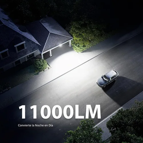 Vista 4 de Onforu Luces LED con sensor de movimiento de 100 W, luz de inundación del anochecer al amanecer, sensor de movimiento al aire libre, luces