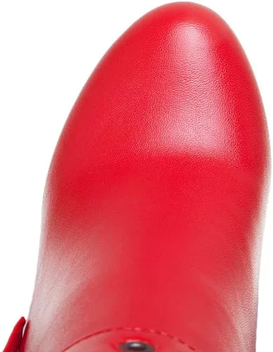 Vista 46 de Scaoruki Zapatos de otoño de moda para mujer, botines de tacón de bloque