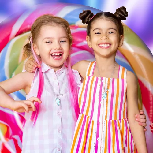 Vista 3 de MJartoria Collar BFF para 2 personas Collar con colgante de corazón a juego para mejores amigos para siempre, lindo regalo para el mejor amigo