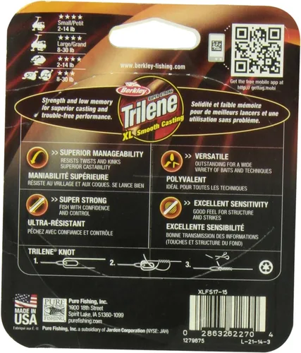 Vista 2 de Berkley Trilene XL - Sedal de pesca monofilamento
