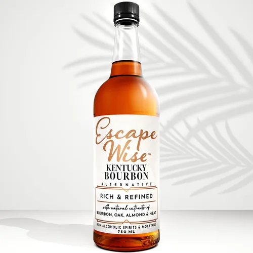 Vista 4 de ESCAPE WISE Kentucky Bourbon Alternativa Sin alcohol El desarrollador líder mundial de licores sin alcohol, licores y cócteles sin alcohol