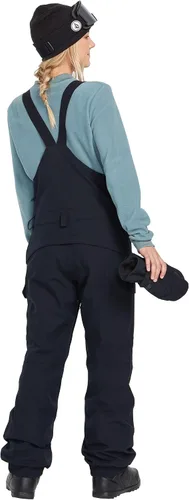 Vista 4 de Volcom Creston Stretch Snowboard Ski Bib Overoles Pantalones de nieve para mujer