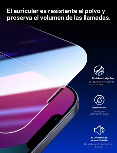 Vista 6 de MAGIC JOHN Paquete de 2 protectores de pantalla de vidrio templado para iPhone 13/14 y iPhone 13 Pro de 6.1 pulgadas, eliminación automática