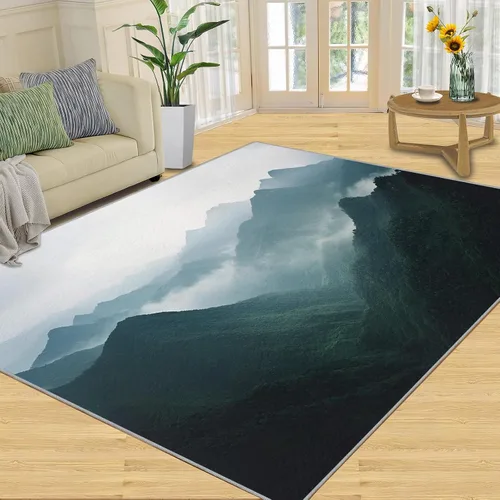 Vista 40 de Desert Dunes Rugs for Bedroom, Desert Landscape Area Rug, Natural Scenery Rugs for Living Room, Indoor Non-Slip Rug, Machine Washable Carpet for
