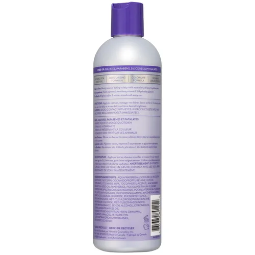 Vista 9 de Jhirmack Silver Brightening Purple Shampoo Set de 4 para todo tipo de cabello plateado, gris y rubio