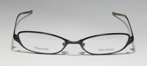 Vista 3 de Vera Wang V34 - Gafas de titanio con borde completo para mujer sin alergias para mujer