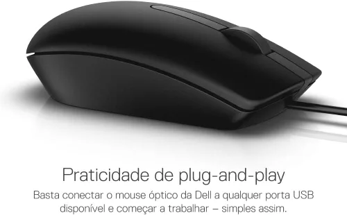 Vista 5 de DELL Ratón USB MS116-BK - Negro