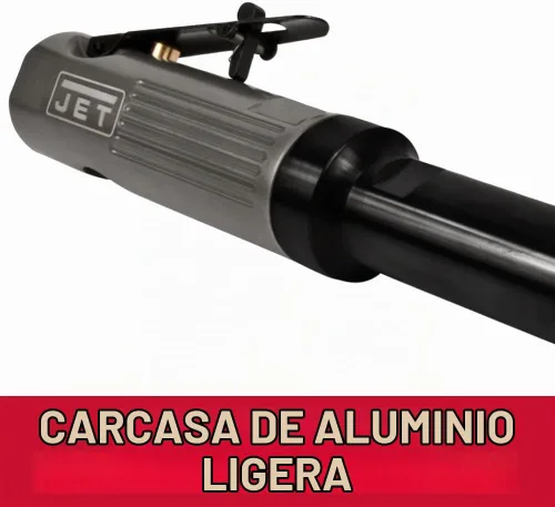 Vista 4 de JET Esmeriladora neumática de 1/4 pulgada extendida, 23000 RPM (Modelo JAT-402)