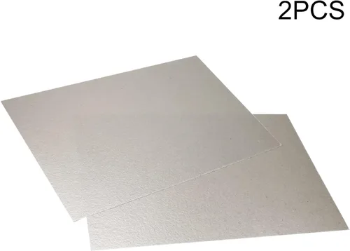 Vista 5 de Fielect 2 piezas de cubierta de guía de ondas de microondas, 7.9 in x 11.8 in x 0.006 in, hojas de placas de mica para microondas, parte