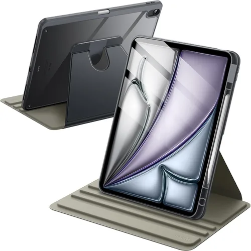 Vista 11 de JETech Funda giratoria de 360° para iPad Air de 13" M4/M3/M2, color morado Púrpura