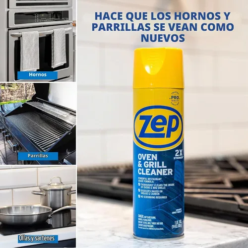 Vista 5 de Zep Limpiador de Horno y Parrilla de Servicio Pesado ZUOVGR (12)