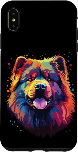 Vista 9 de Watercolour Colourful Dog Chow Chow Case for iPhone 16