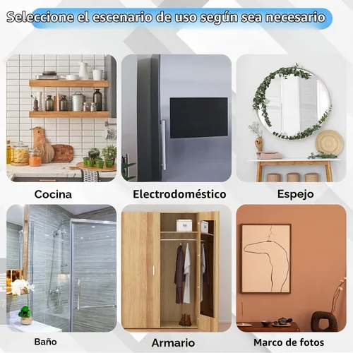 Vista 4 de AccEncyc - 40 mm de ventosas de vidrio con succión, ventosas transparentes de PVC, soporte de succión sin ganchos para pared de baño, puerta