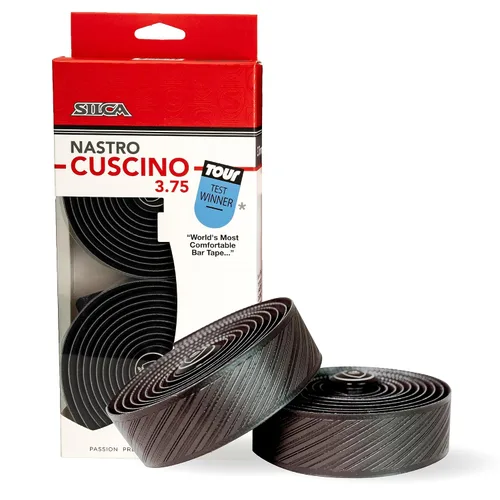Vista 15 de SILCA Nastro Cuscino - Cinta para manillar de bicicleta extra gruesa, color negro, 0.098 in