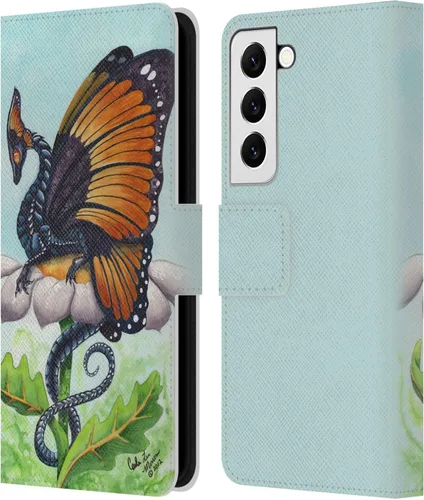 Vista 78 de Head Case Designs Officially Licensed Carla Morrow Galactic Entrancement Dragons Leather Wallet Case Compatible with Samsung Galaxy A07 4G