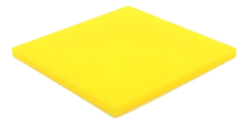 Vista 2 de Hoja acrílica amarilla opaca (12 x 12 pulgadas, 1/4 pulgadas/0.236 in)