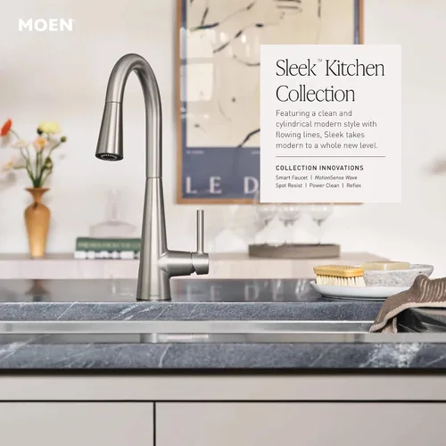 Vista 2 de Moen 7864EWSRS Sleek Reflex Motionsense, 7864BLS