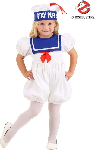 Vista 2 de Ghostbusters Stay Puft - Disfraz de burbujas para niños pequeños