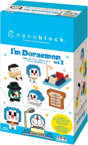Vista 2 de nanoblock - Doraemon - Doraemon Vol. 2 (Juego completo de caja ciega), kit de construcción de la serie Mininano