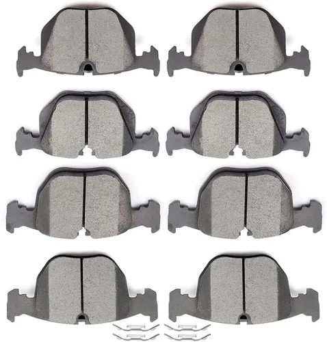 Vista 30 de Juego de pastillas de cerámica, D374 D621 D948 SCITOO 8 piezas de pastillas de freno delanteras y traseras para Honda Civic del Sol 1994-1997