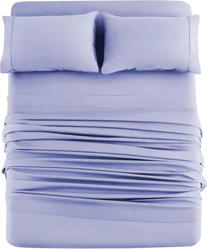 Vista 21 de Mohap Juego de sábanas de 3 piezas, microfibra cepillada de 1800 hilos - Ropa de cama lujosa, suave y transpirable para todas las estaciones
