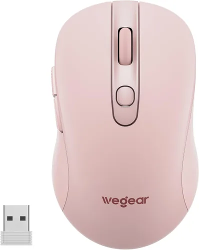 Vista 12 de wegear Ratón inalámbrico USB para computadora portátil, Mac, ratón Negro