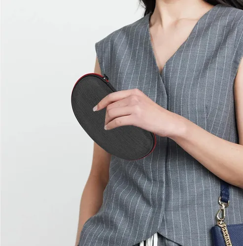 Vista 6 de Linkidea Estuche rígido extra grande para lentes de sol, bolsa de almacenamiento de gafas de sol de gran tamaño (XXL), Negro