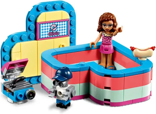 Vista 7 de LEGO Friends Olivia's Summer Heart Box 41387 Kit de construcción, nuevo 2019 (93 piezas)