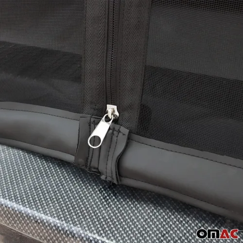 Vista 9 de OMAC Mosquitera magnética para Mercedes-Benz Sprinter 2006 a 2018, negro (puerta de granero)