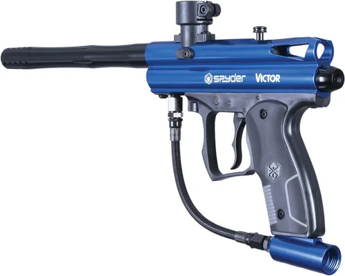 Vista 8 de Spyder Victor - Rotulador de paintball, color azul brillante