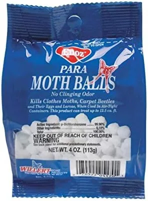 Vista 2 de Moth Balls mata polillas de ropa y escarabajos de alfombra, bolsa de 4 onzas (paquete de 2)