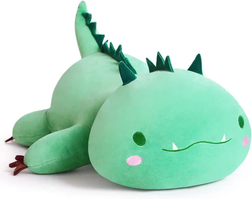 Vista 10 de SNOWOLF Almohada de Peluche de Ajolote Negro Lindo y Suave Animal de Peluche Axolotl Juguete de Peluche Kawaii Gran Regalo para Niños, 12