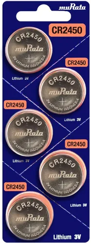 Vista 8 de Murata Batería CR2450 3V Litio Moneda Celda - Reemplaza Sony CR2450 (2 Baterías)