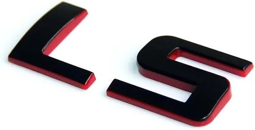 Vista 3 de Yoaoo Paquete de 2 Emblemas de Placa de Identificación OEM Ls Insignias Calcomanías 3D Compatibles con Sierra Silverado Redline