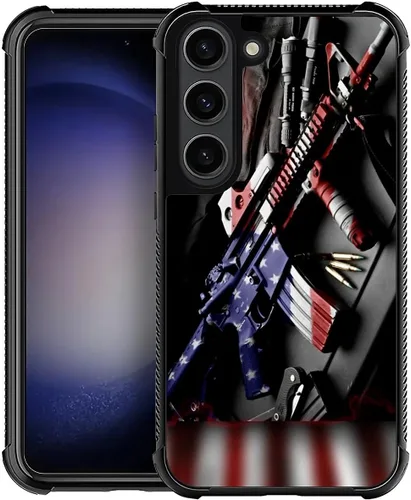 Vista 71 de Funda compatible con Samsung Galaxy S23, diseño de elefantes africanos, diseño increíble a prueba de golpes, antiarañazos, carcasa trasera