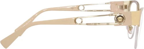 Vista 3 de Gafas graduadas Versace VE 1278 1476 BeigeOro pálido