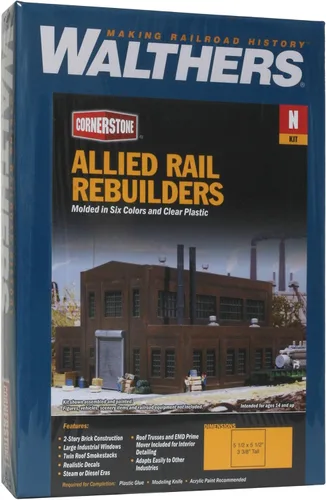 Vista 3 de Walthers, Inc. Allied Rail Rebuilders Kit, 5-1/2 X 5-5/8 x 3-1/2" 13.7 X 14 X 3.4 in