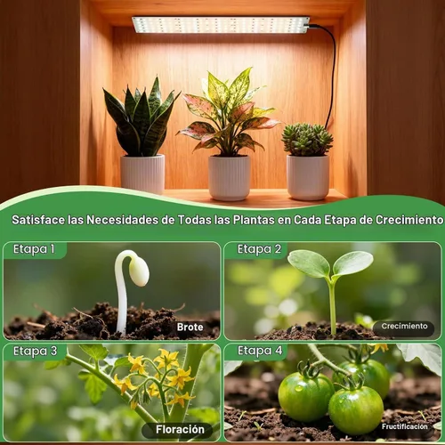 Vista 6 de Luces de cultivo para plantas de interior, 540 LED de espectro